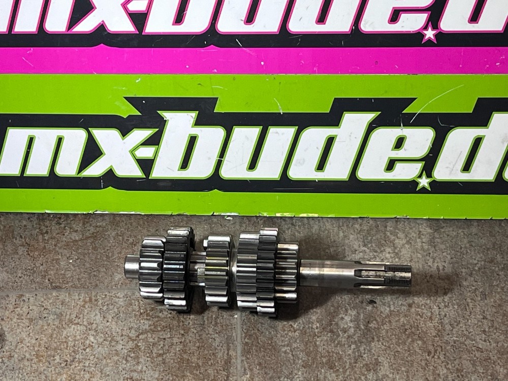 Kawasaki KX125 KX 125 FE Transmission Shaft Gear Shaft Gear Gear Gear Gear