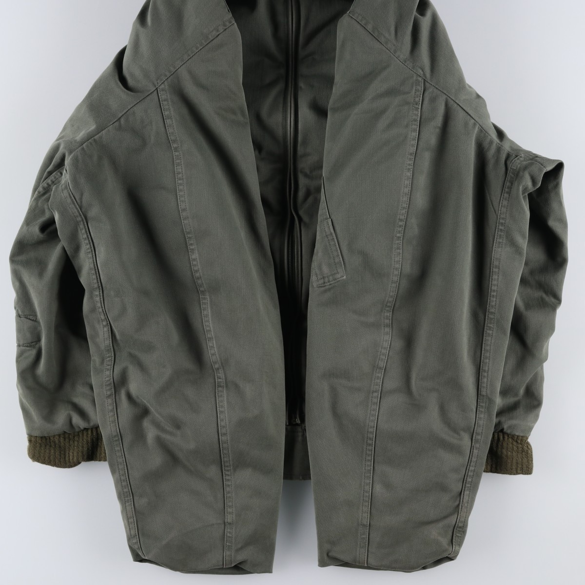 Vintage 1980'S French Military Flight Jacket Made in France Size