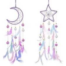 2Pcs Dream Catcher Handmade Dreamcatchers Hanging Craft Ornament Wall Decors