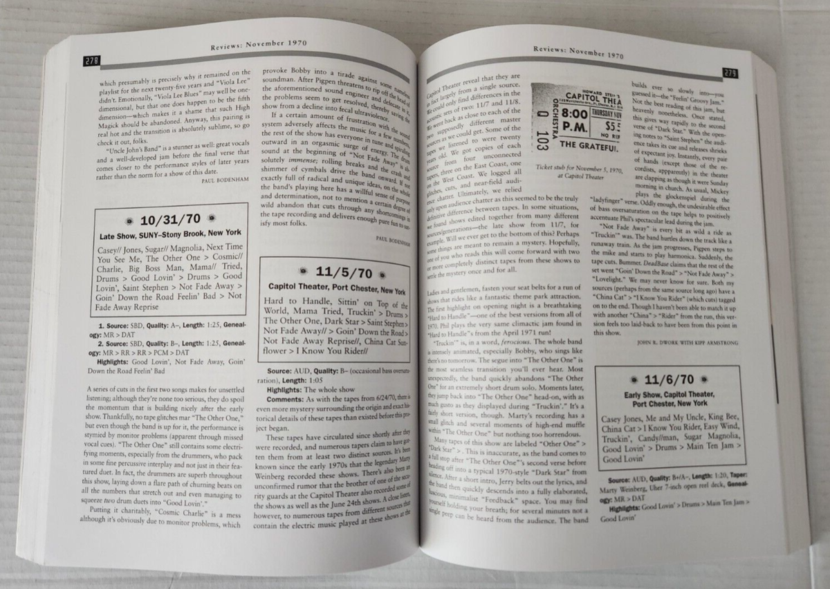 洋書 GD THE DEADHEAD'S Taping compendium Grateful Dead - The Deadhead's Taping Compendium Vol. 1