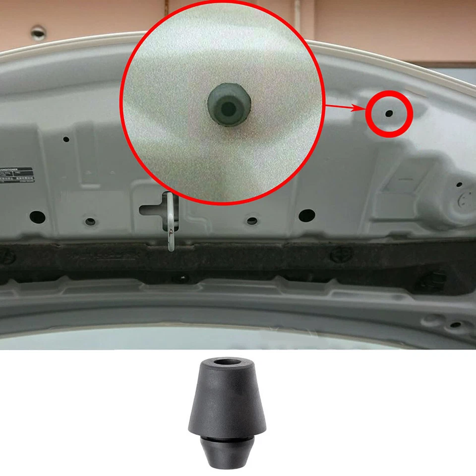 Parachoques de capó de goma 6 piezas para Nissan Cube Titan Infiniti FX35 FX45 QX56 6582950A00 Foto 4 de 4