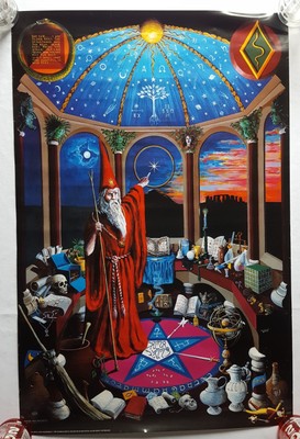 New Rare Vintage Firethorn Poster 23x35 Fantasy Art Magic Wolfenden 80s 1989 Ebay