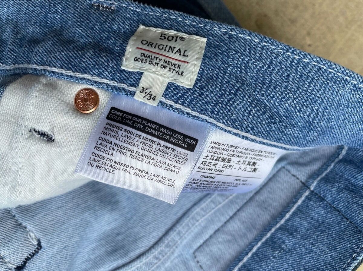 Levi's 501 Made & Crafted Selvedge Patchwork Big E Jeans sz Levi's 501 Made & Crafted Selvedge Patchwork Big E Jeans sz