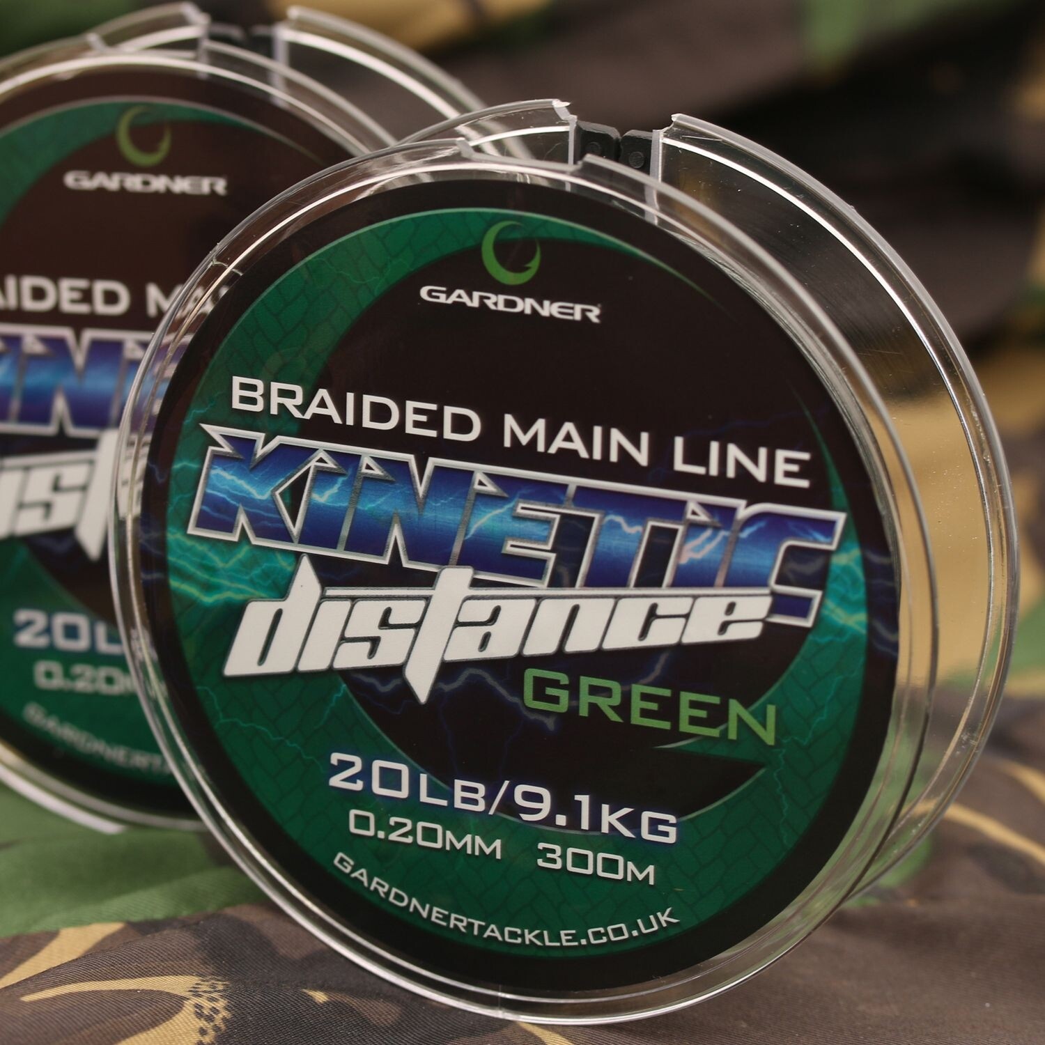 Gardner Kinetic Distance Braided Mainline 20Lb 300M - Carp Fishing Mainline