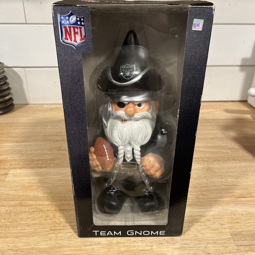 Oakland Raiders NFL Football Team Garden Gnome 11" Forever Statue Display Figure