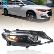 Headlight Halogen Headlamp For 2019 2020 2021 Chevrolet Malibu Passenger Side