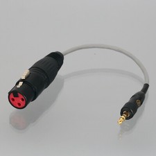 XLR 3Pin Female to Push-Pull 3.5mm Stereo Plug Cable Microphone Wireless system