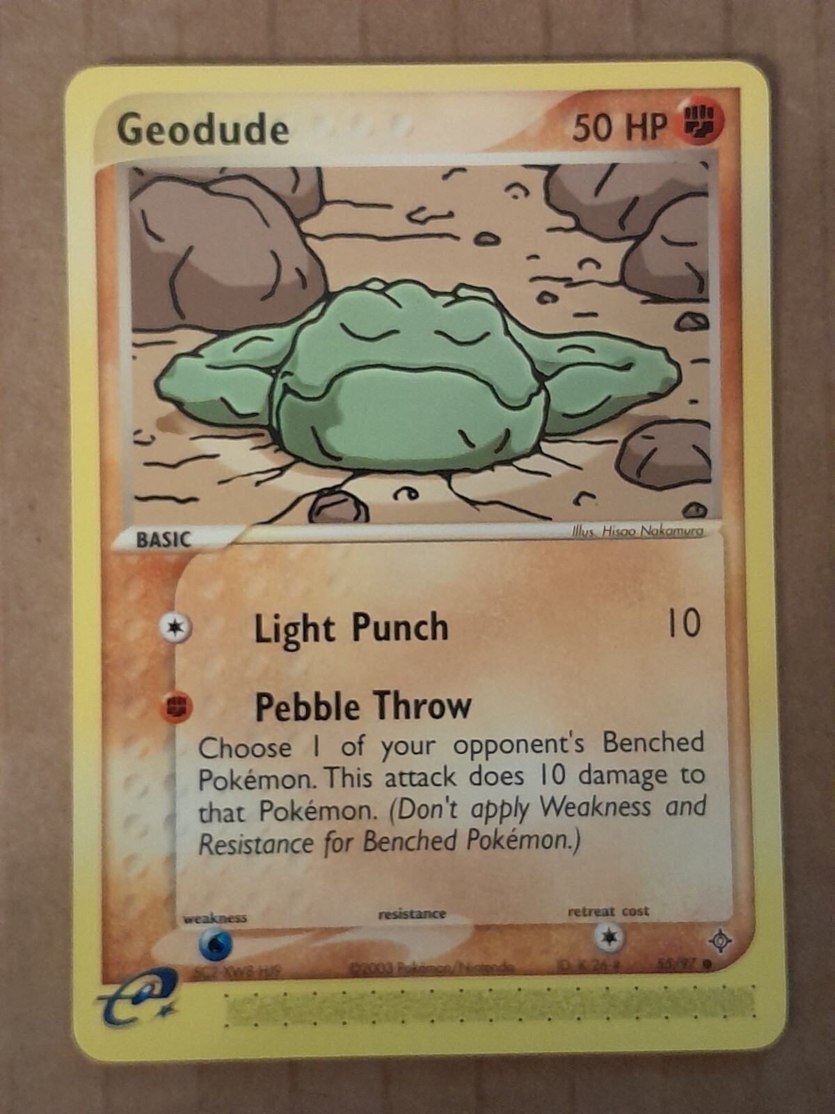 Pokemon Geodude 55/97 Ex Dragon Common NM-Mint See Pictures
