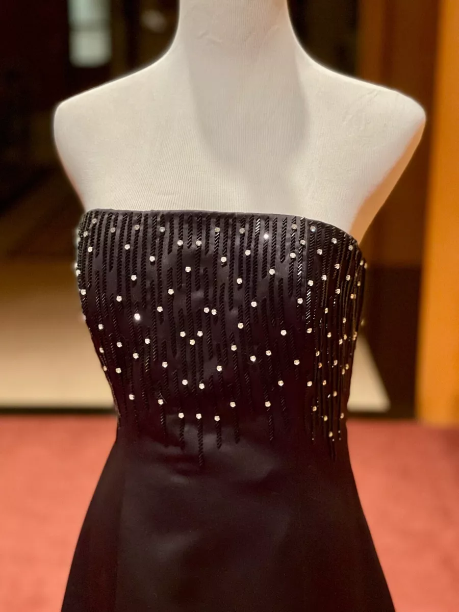 Jovani black dress with crystals 2025