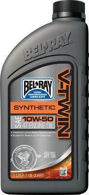 Bel Ray V-Twin Motorcycle Synthetic Motor Engine Oil 10W50 1L 96915-BT1
