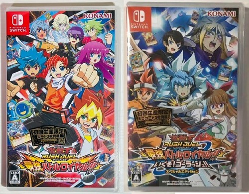 Nintendo Switch Yu-Gi-Oh Rush Duel Dawn of Battle Royale Go Rush set w ...