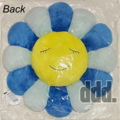 Takashi Murakami Blue Flower Cushion Pillow plush 60cm Complexcon
