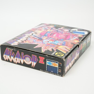 TAITO ARKANOID Ⅱ ARKANOID II 2 with Controller Boxed Taito Famicom Nintendo