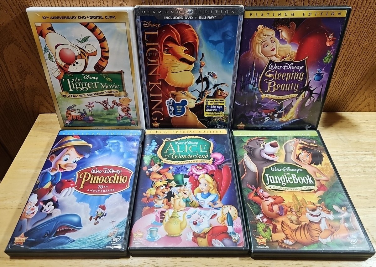Disney DVD　Blu-ray　8作セット Disney Blu-Ray + DVD + Digital DVDs Combos in Original Cases YOU