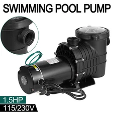 Hayward 1.5HP Swimming Pool Pump In/Above Ground w/ Motor Strainer Filter Basket