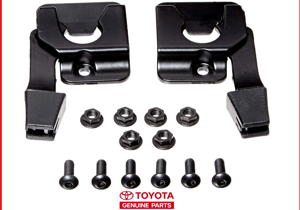 パーツ 2020 TOYOTA TACOMA GENUINE BED clamp OEM 2005-2023 TOYOTA TACOMA BED EXTENDER BRACKET KIT | eBay