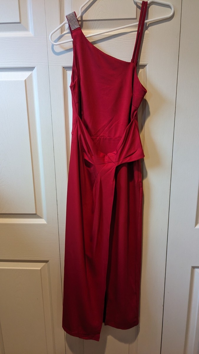JASAMBAC Rhinestone Shoulder Women Cocktail Dress | eBay