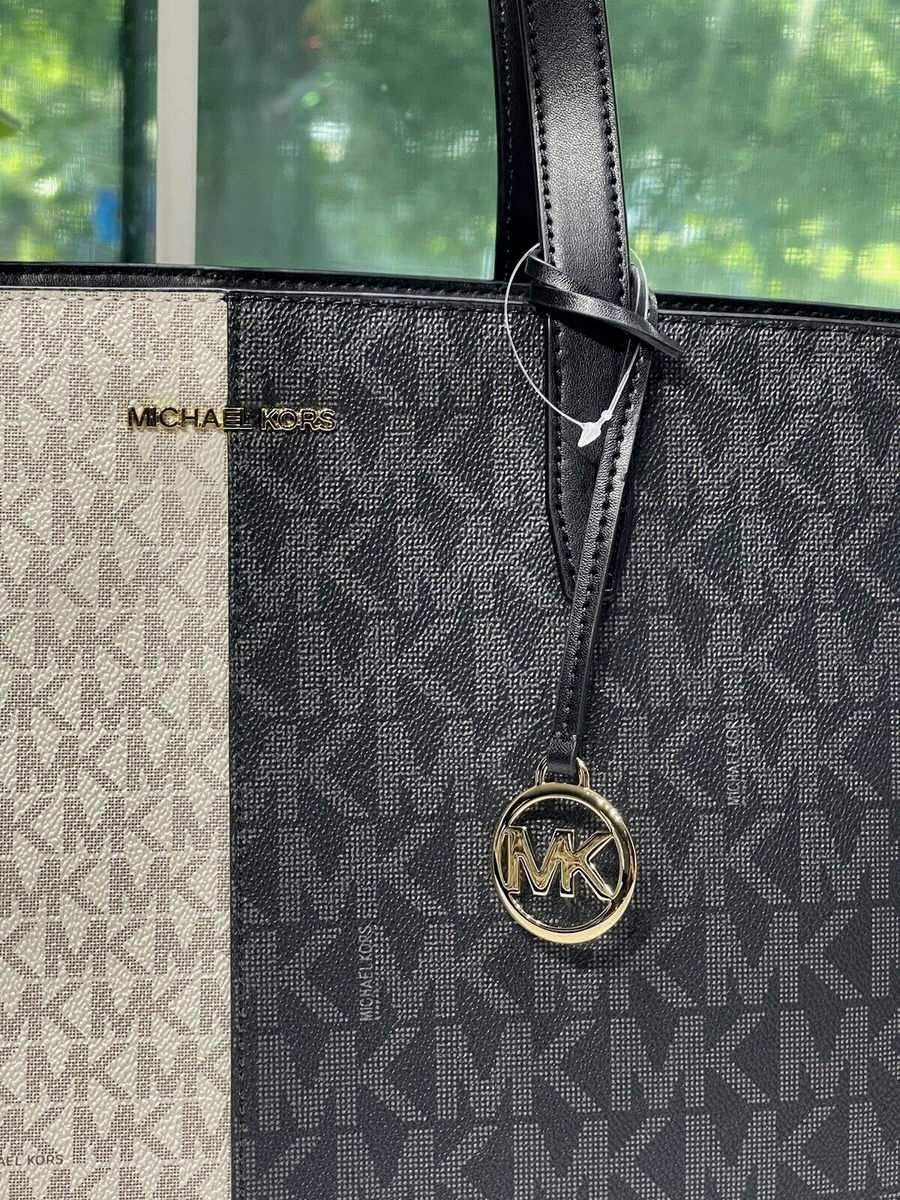 Michael Kors Jet Set Medium Zip Tote Black Multi for sale