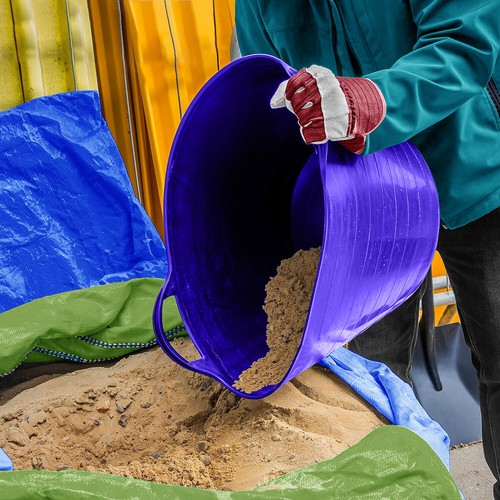 50L Eimer, 20L/40L/70L Flexi Wanne Kunststoff Mülleimer SCHWERLAST Aufbewahrung Küche Garten - Bild 19 von 106
