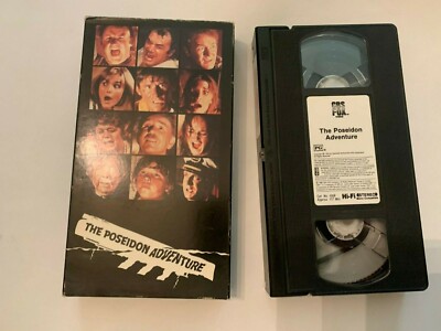 1972 The Poseidon Adventure VHS Video Tape Gene Hackman