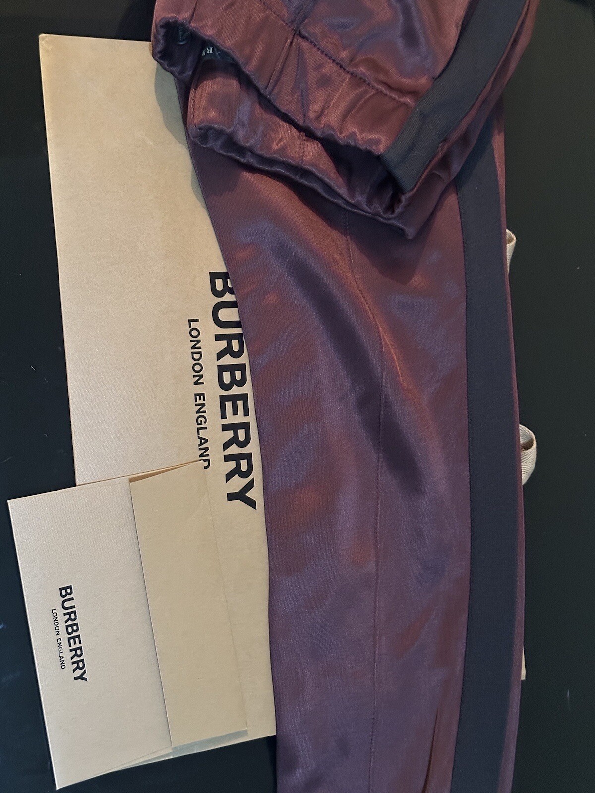 Burberry Prorsum Sports/trouser unisex BNWT+gift box/bag Size M burgundy Italy image 9