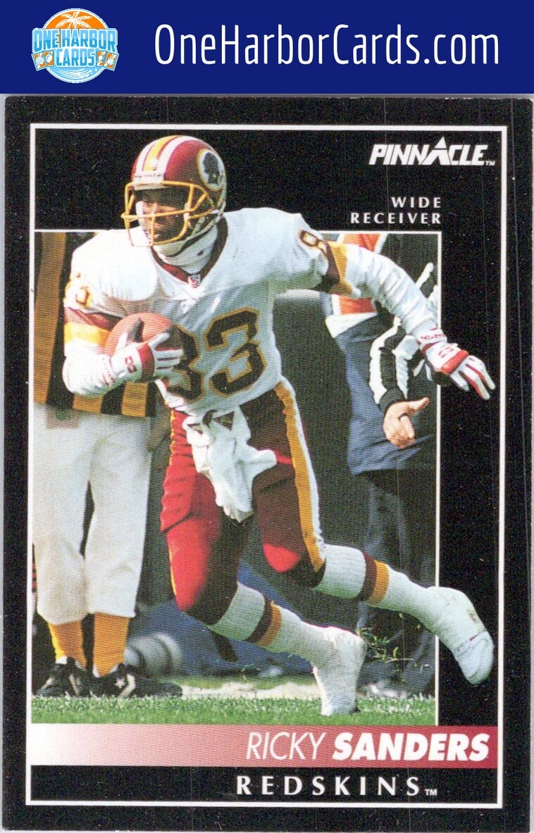 1992 Pinnacle Washington Redskins #23 Ricky Sanders