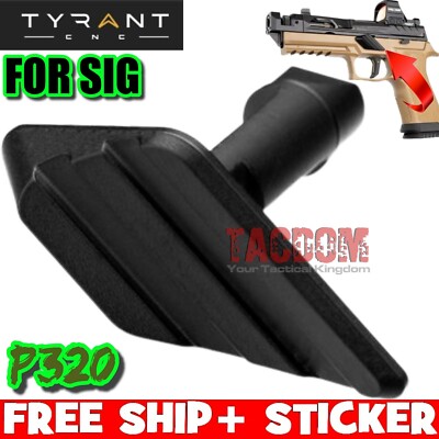 TYRANT S I G P320 Enhanced RIBBED GRIP Take Down Lever Black TD-P320TDL-BLK USA