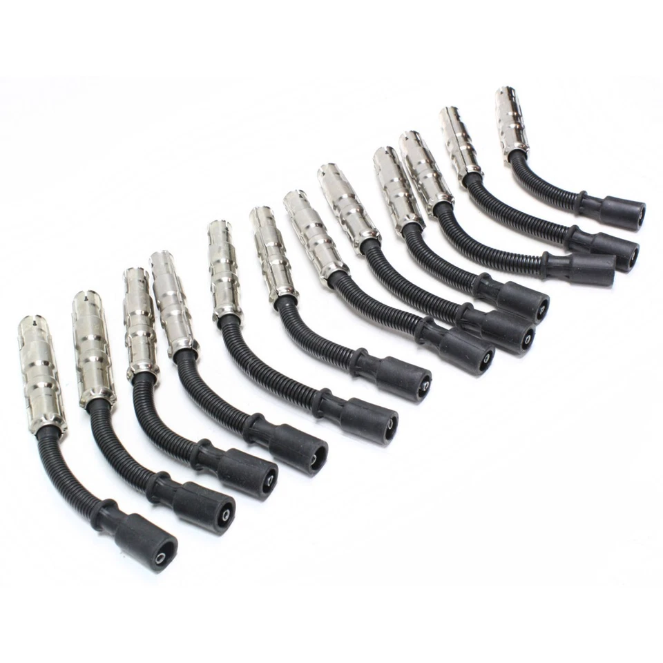671-6278 Juego de 12 cables de bujía Denso nuevos para Mercedes Clase C CLK E ML S Foto 3 de 4