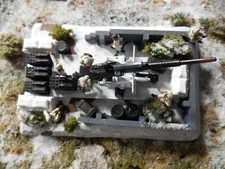 HO Roco Minitanks 9th Panzer Artillery Battery with Soldiers Hand Painted A2032
