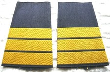 2 Paar Aufschiebeschlaufen Marine Korvettenkapitän gold/blau Dienstgradabzeichen