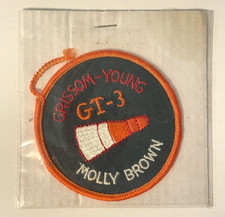 Vintage GT-3 Grissom-Young Molly Brown Space Haftowana naszywka NASA