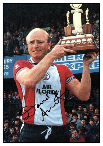 11400. David Armstrong Signed Pictures (A4 Prints) Southampton M'Boro England