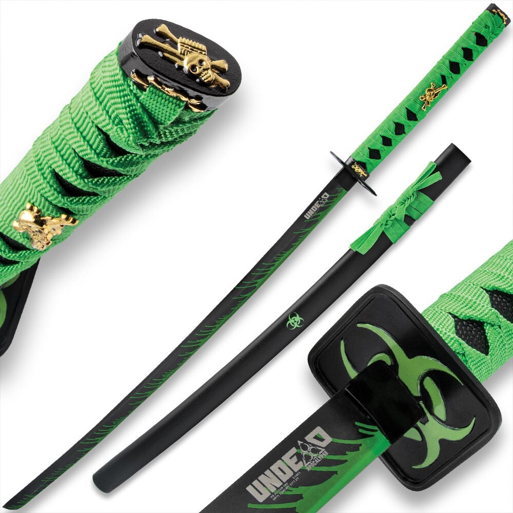 Zombie Hunter Green Katana | Collectible | Biohazard Design