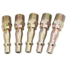Draper PCL Air Line Adaptor Male Thread 1/4" BSP Pack of 5