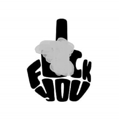 F*** You Mittelfingerschablone - WIEDERVERWENDBAR 7 X 9 ZOLL