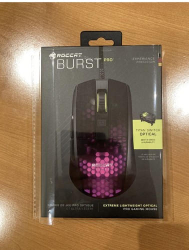 ROCCAT Burst Pro Lightweight Optical Gaming Mouse - Black (ROC-11-747)