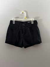 aeropostale Women black high waisted shorty shorts size 0
