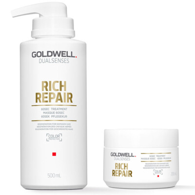 Goldwell Dualsenses Rich Repair 60 Sec Treatment 500ml + 200ml