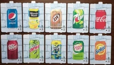 (10) DIXIE NARCO 501E & 276HVV SODA VENDING MACHINE 12oz CAN VEND LABEL