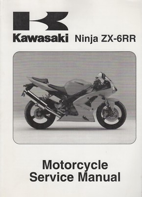 2004 KAWASAKI MOTORCYCLE NINJA ZX-6RR SERVICE MANUAL 99924-1333-01