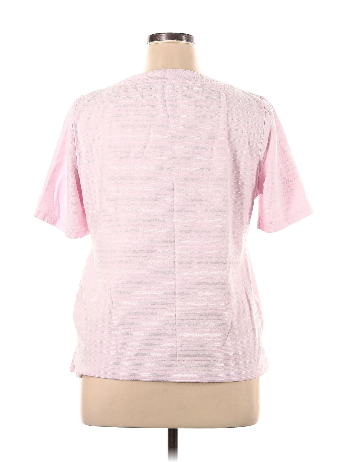 Talbots Women Pink Short Sleeve Top XL - image 2