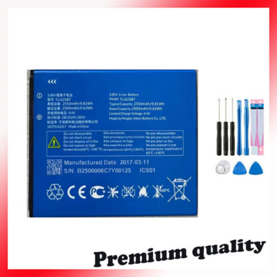 1pcs New Battery TLi025B7 For Alcatel A3 Plus 5011a 2550mAh + Tools