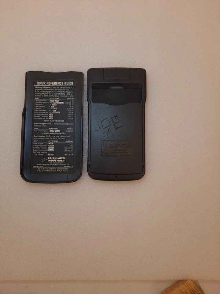 Calculated Industries Qualifier Plus IIIx, Real Estate Qualifying, Model 3415 - Image 2 of 4