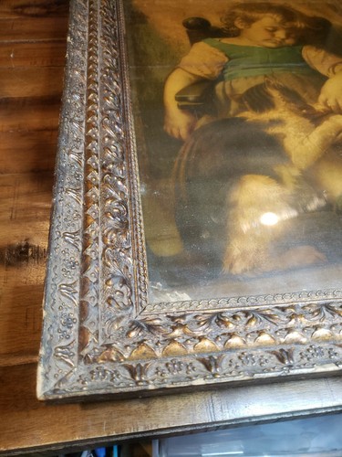 Antiguo facsímil francés d'apres Léon Bazille Perrault inconsciente durmiente - Imagen 5 de 11