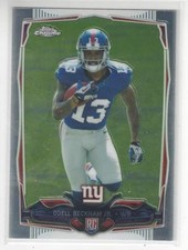 Odell Beckham Jr 2014 Topps Chrome Football Rookie Card Ravens #117 NM