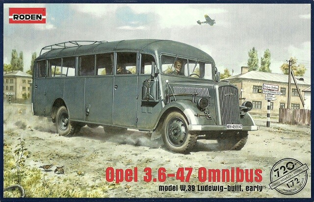 Roden 1/72 (20mm) Opel 3.6-47 Omnibus W39 Early (ROD720)