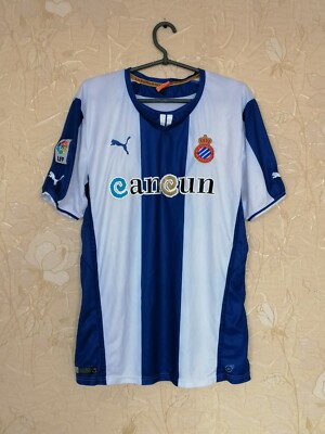 Espanyol 2013 2014 home football shirt jersey camiseta Puma size