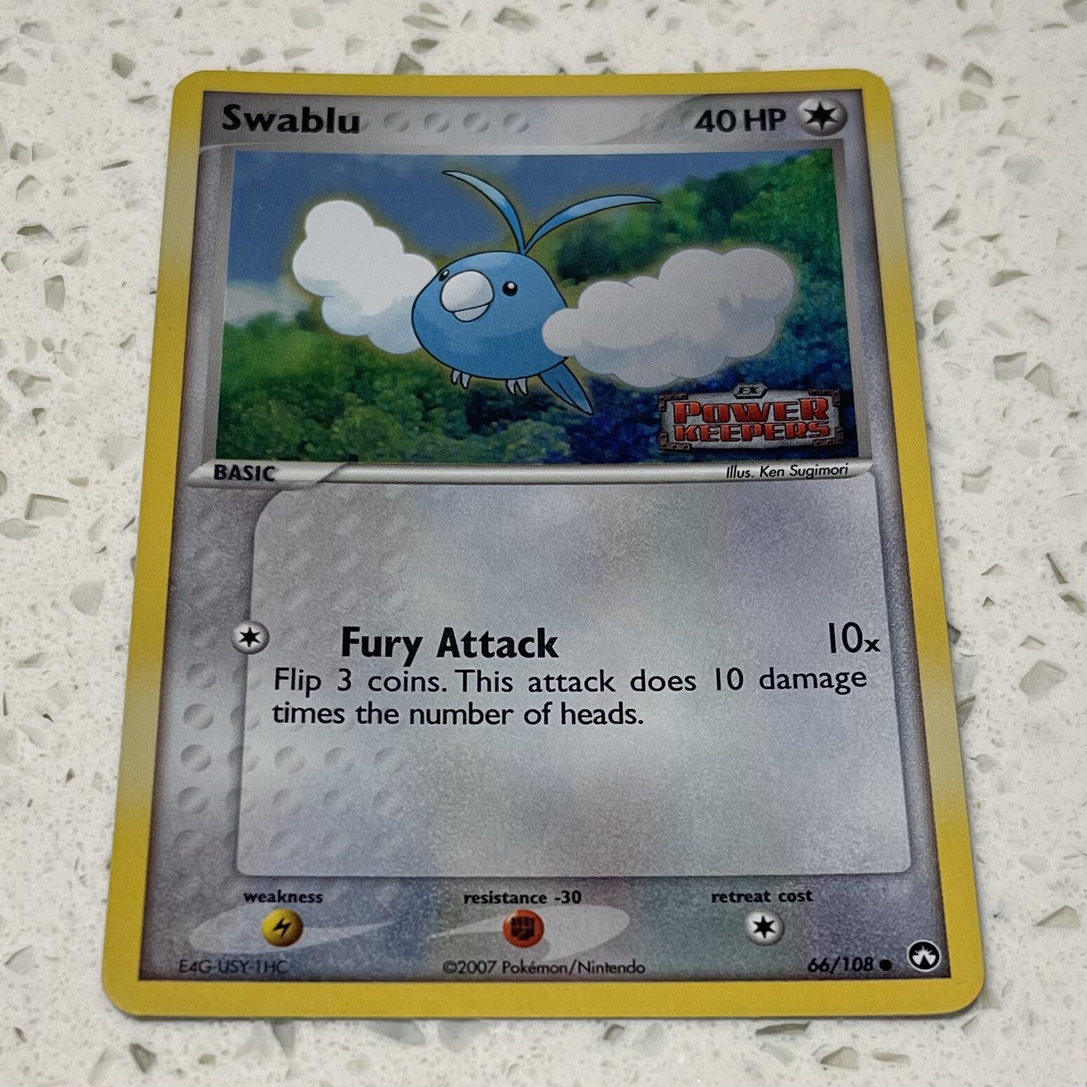 Swablu 66/108 Reverse Holo Ex Power Keepers Pokémon Card NM/LP