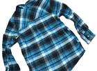 K8 !WOW! OLD NAVY 4T Boys Multicolored Flannel Plaid button Up Long Sleeve Shirt — photo 4
