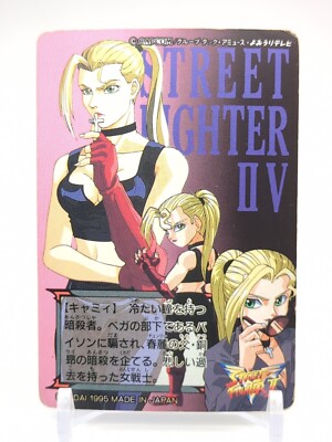 Cammy #28 Street Fighter II V Anime Card Carddass 1995 CAPCOM